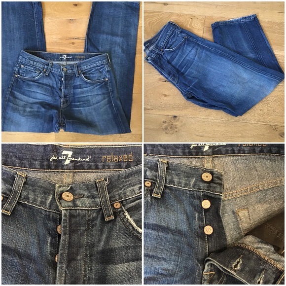 🎉5X HOST PICK🎉 7 For All Mankind Men's Relaxed Denim Jeans - Picture 2 of 4